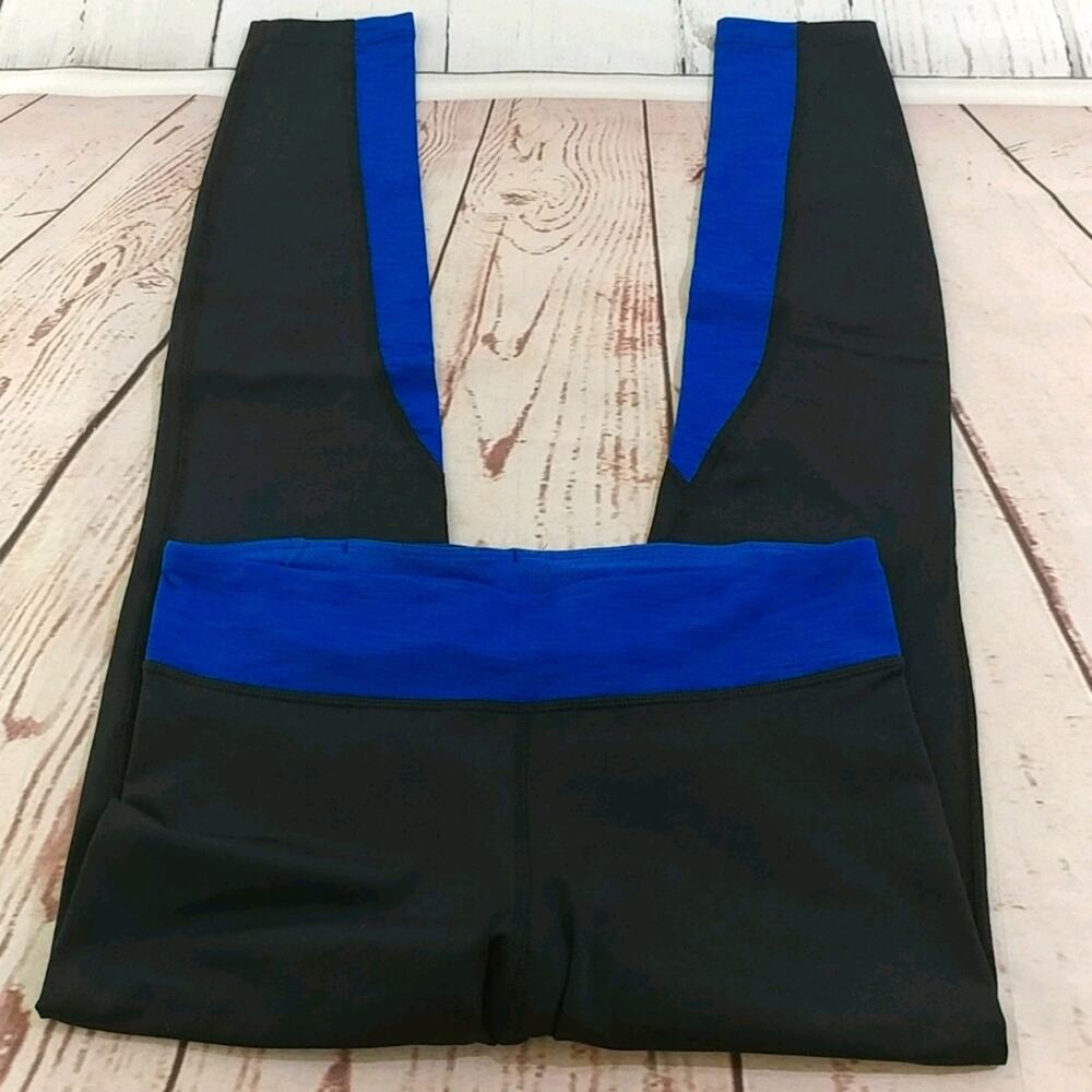 Under Armour Leggings Black and Blue